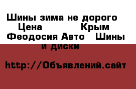 Шины зима не дорого › Цена ­ 1 000 - Крым, Феодосия Авто » Шины и диски   